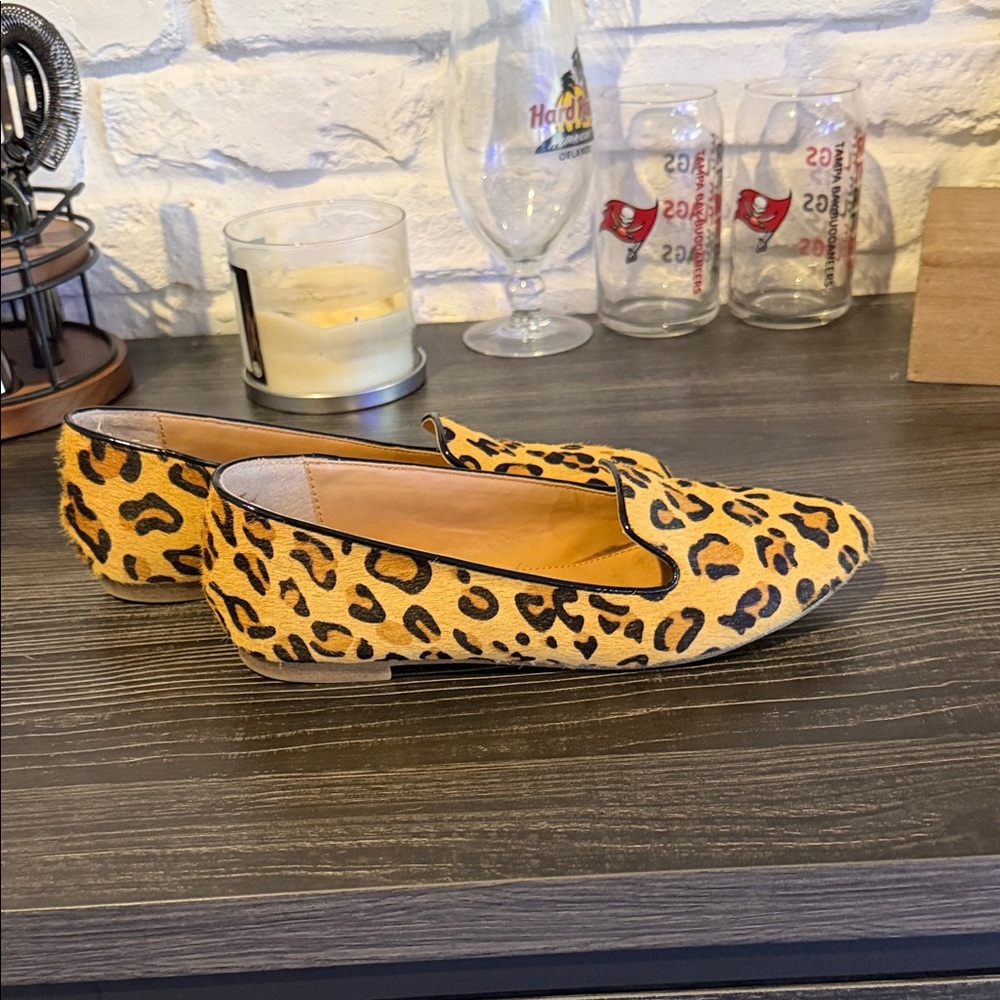 J. Crew Animal Print Women's Loafers - Picture 4 of 6